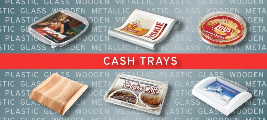 Bandejas para cambio en efectivo